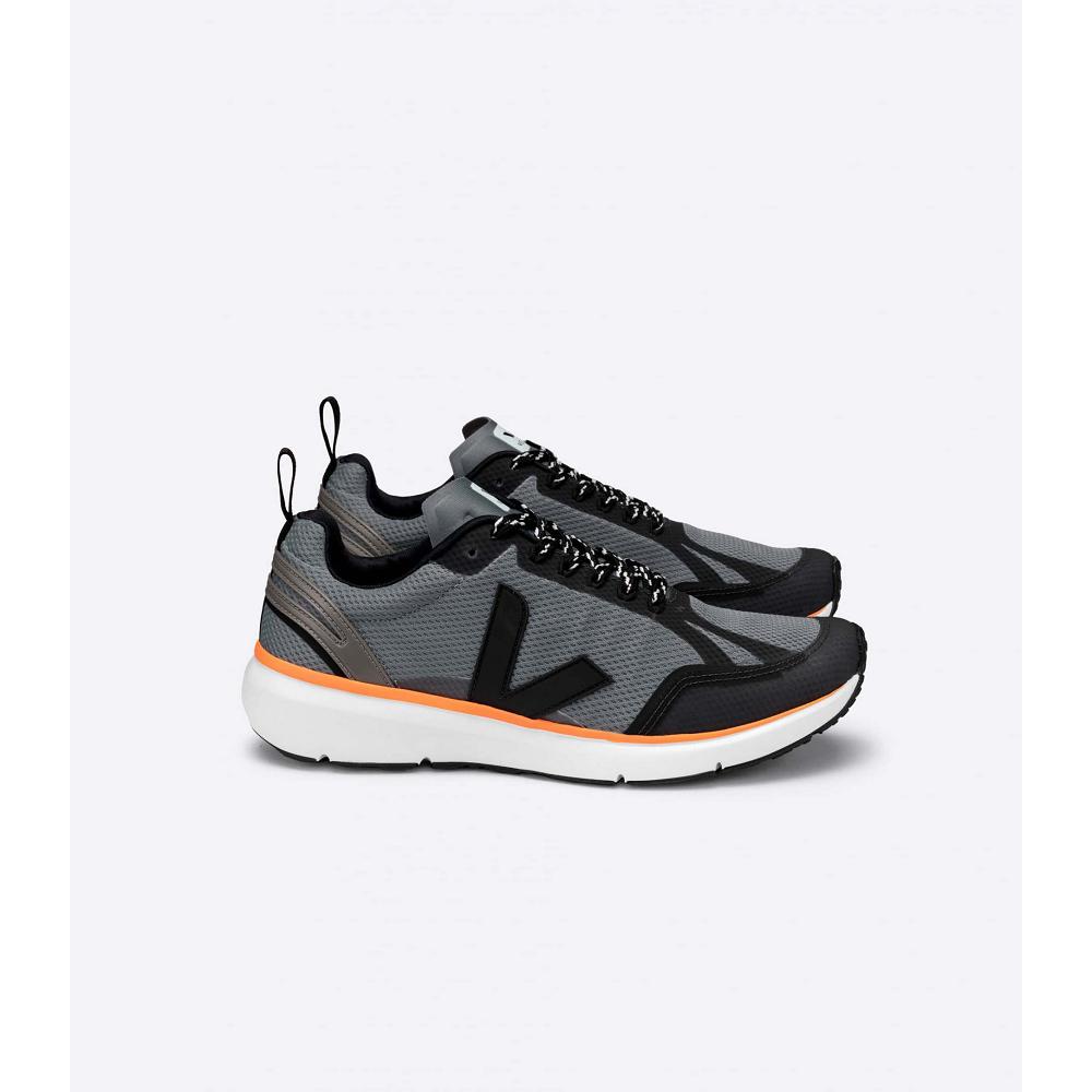 Veja CONDOR 2 ALVEOMESH Topanky Damske Black/Orange | SK 490JPQ